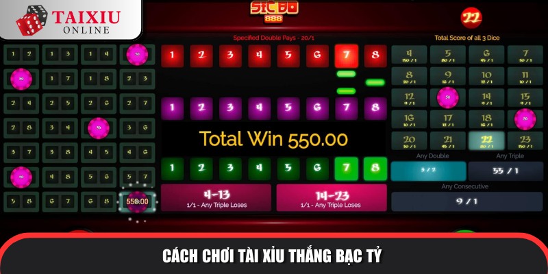 cach choi thang 866 Cách chơi tài xỉu với mẹo hay cược 1 lời 100