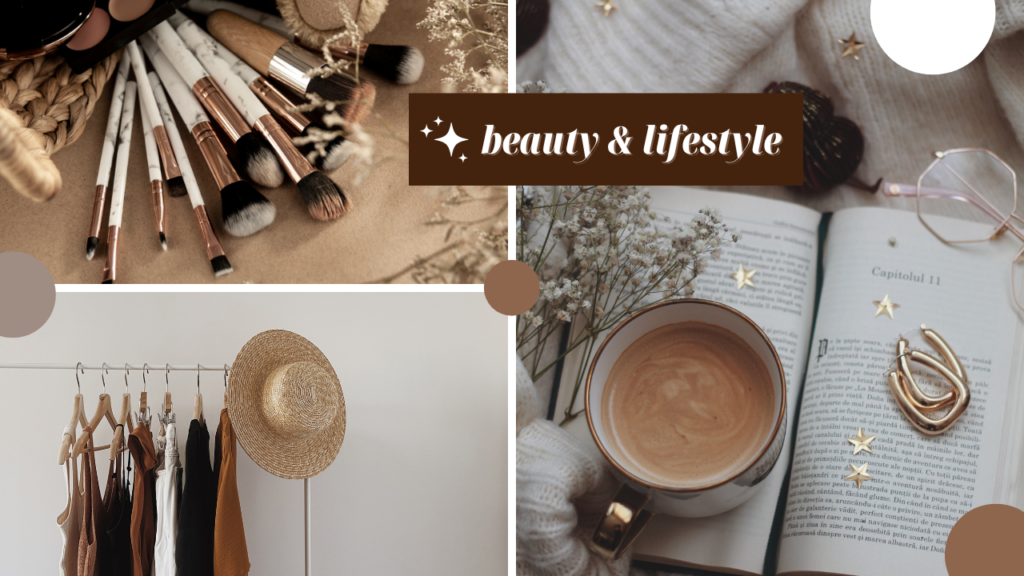 beauty, lifestyle, memories, landing page