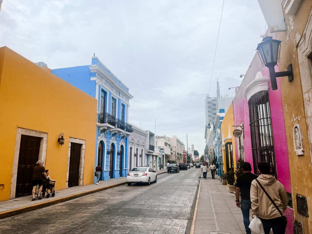 merida streets colorful markets shopping mexico